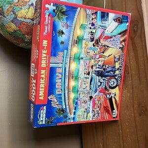 White Mountain American Drive-In 1000 Piece Jigsaw Puzzle